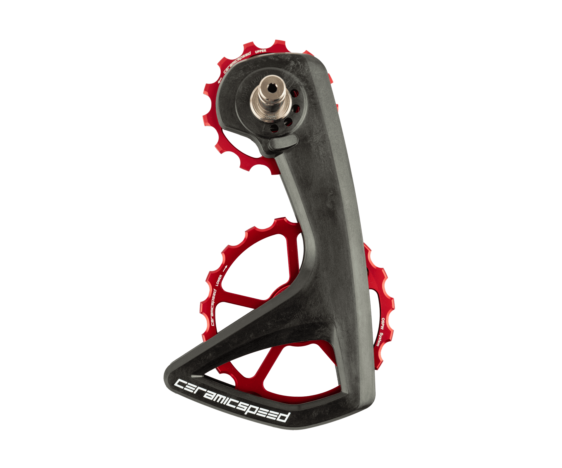 CeramicSpeed Oversized Pulley Wheel (OSPW RS + OSPW X) for Increased Speed and Efficiency in Road and Gravel Cycling, Mountain Biking, Cross and Triathlon Racing for SRAM + Shimano