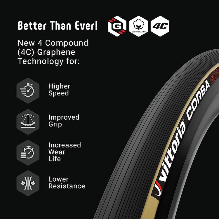 Vittoria Corsa Graphene 2.0 Road Bike Tire